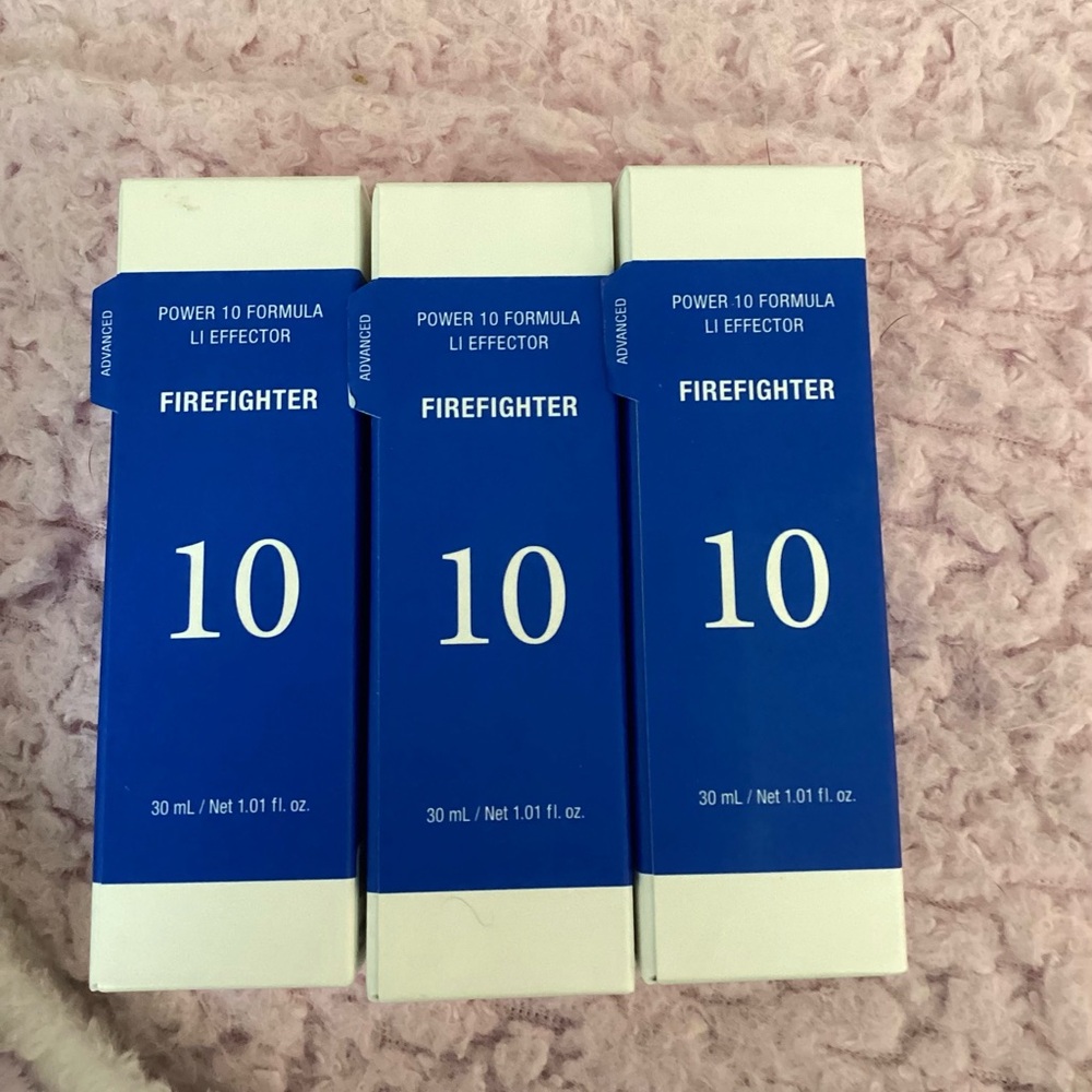 Set of 3 Boxes of Power 10 Firefighter 1.01 fl oz it’s skin - BRAND NEW & SEALED
